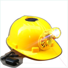 Comfortable Solar Panel Power Safety Helmet Outdoor Cooling Cool Fan Safety Helmet with led light